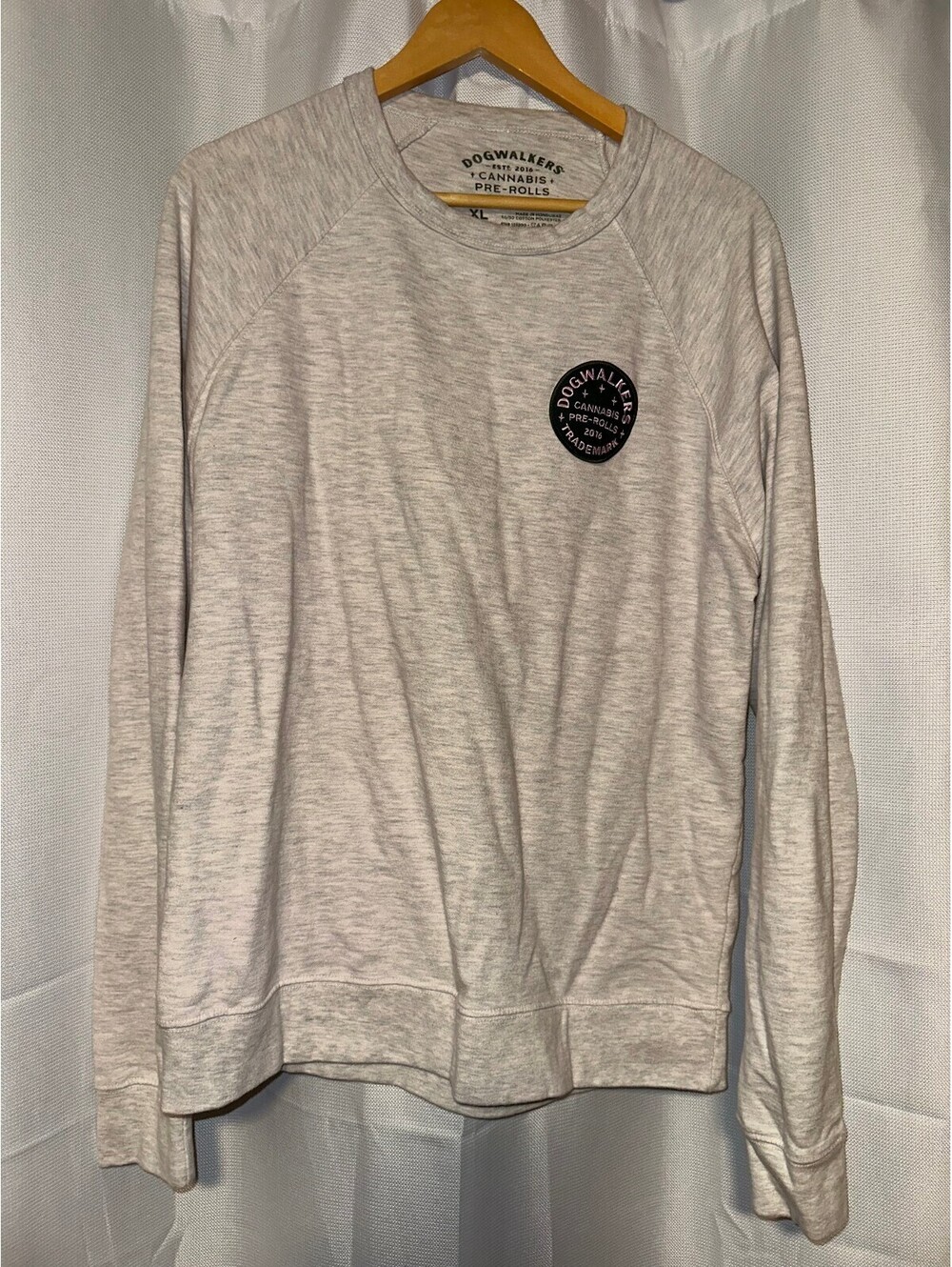 Dogwalkers Cannabis Merch Utility Men's Crew Neck Sweater XL